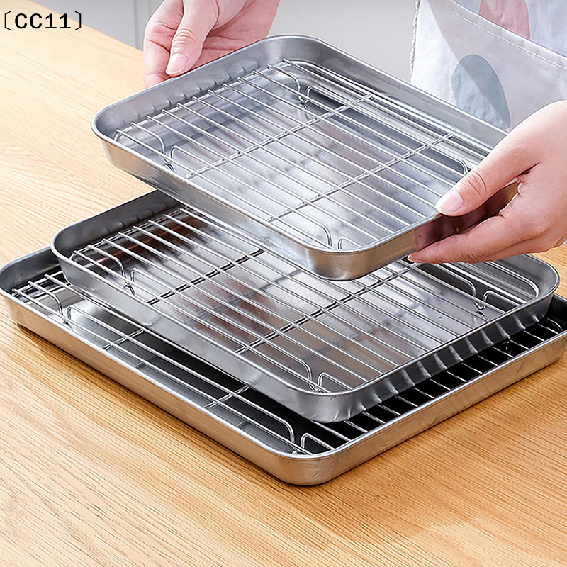 Cooling Rack Wire - Stainless Steel Baking Pan Tray With