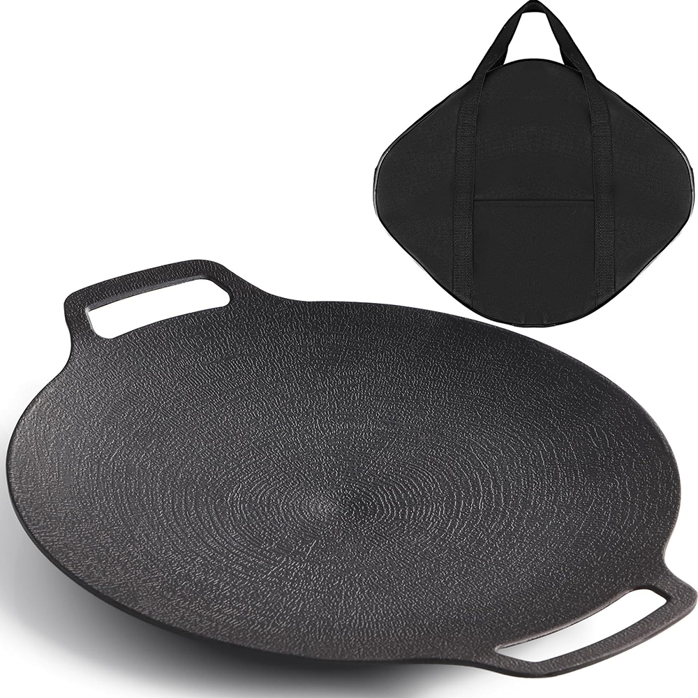 Kitchen Baking Tray Organiser - Korean BBQ Grill Pan Non-stick Cast