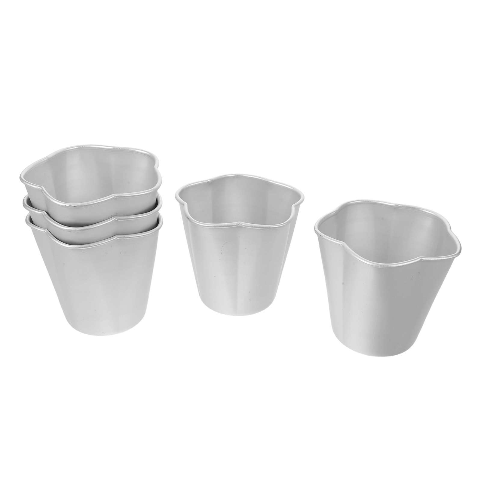 Muffin Tin Nonstick - 5Pcs Mini Cake Pans Aluminum Alloy