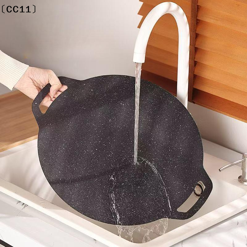 Kitchen Baking Tray Organiser - 1Pcs Kitchen Non-stick Pan 28/30/32/34/38cm Korean