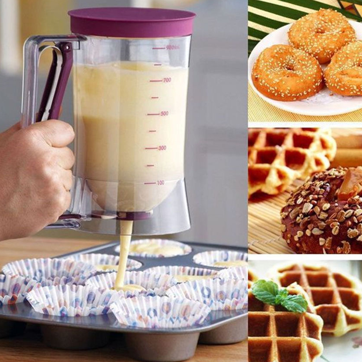 900ml Batter Dispenser Kitchen – Kitchen.Baking Labels recenzja i cena