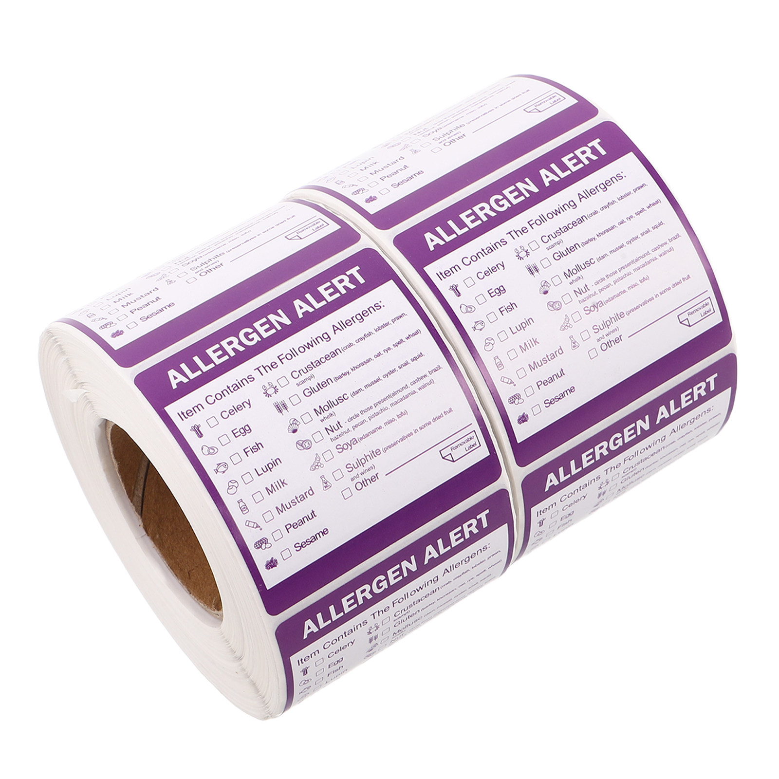 2 Rolls 2 Inch Allergen Label  – Kitchen.Baking Labels recenzja i cena