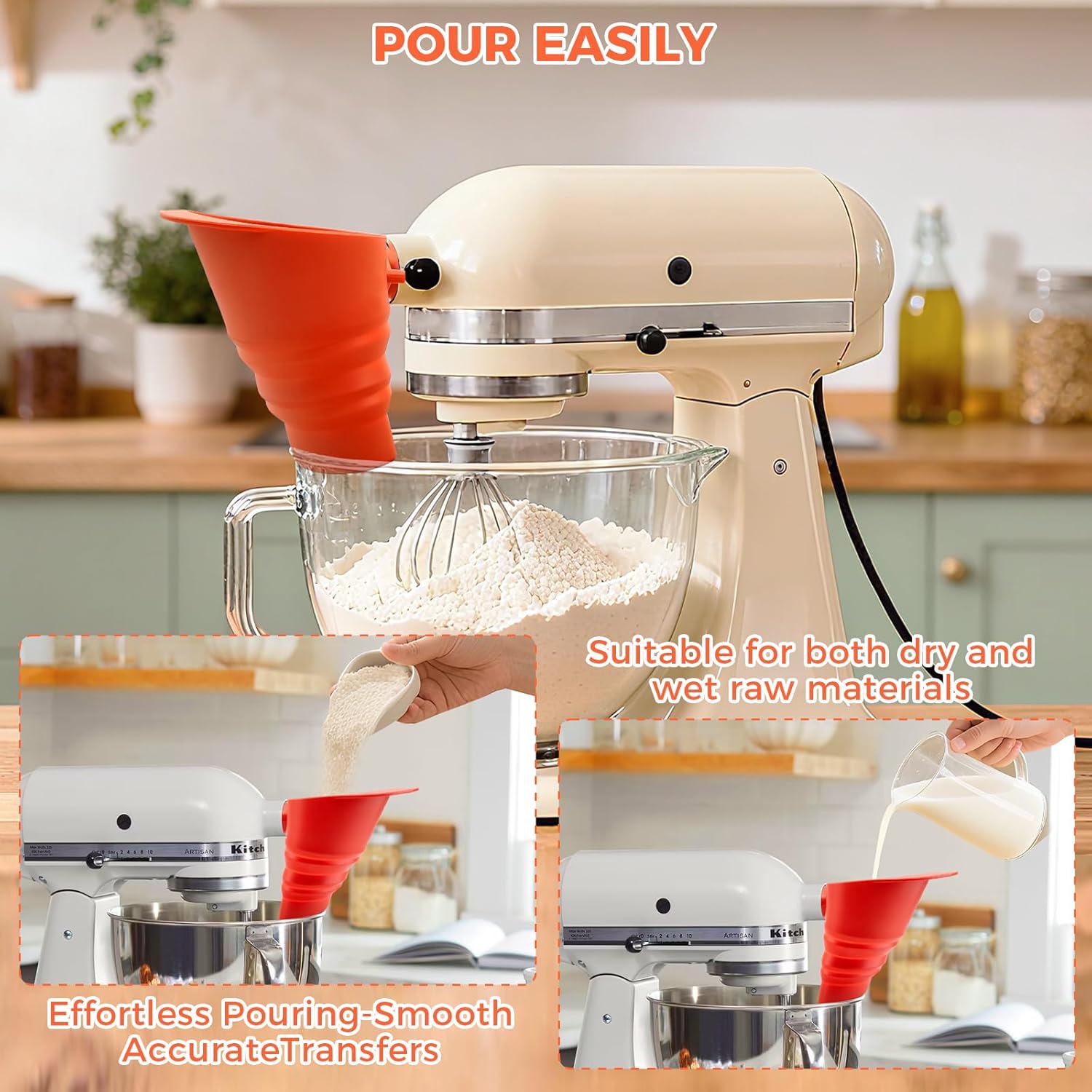 Food Grade BPA-Free Silicone F – Kitchen Aid Baking Mixer recenzja i cena