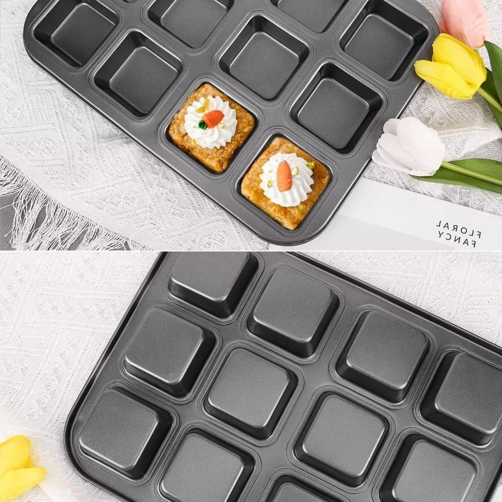 12 Cavity Square Muffin Tin Co – Muffin Tin Nonstick recenzja i cena