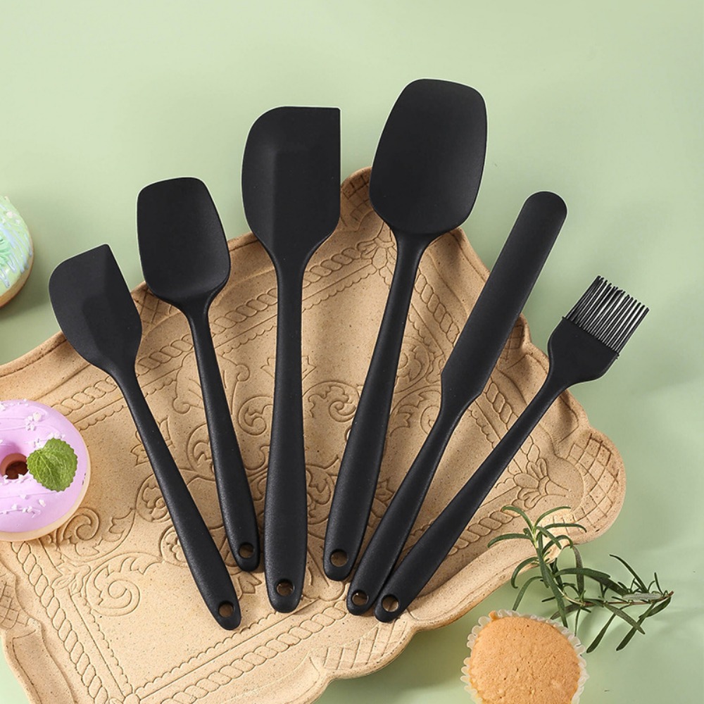 6pc Silicone Spatula Set Seaml – Baking Kitchen Set Up recenzja i cena