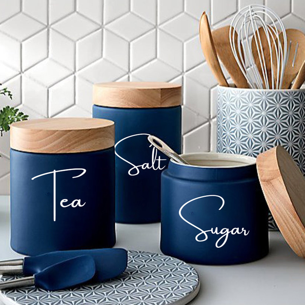 Decal Only 8Pcs Kitchen Organi – Kitchen.Baking Labels recenzja i cena