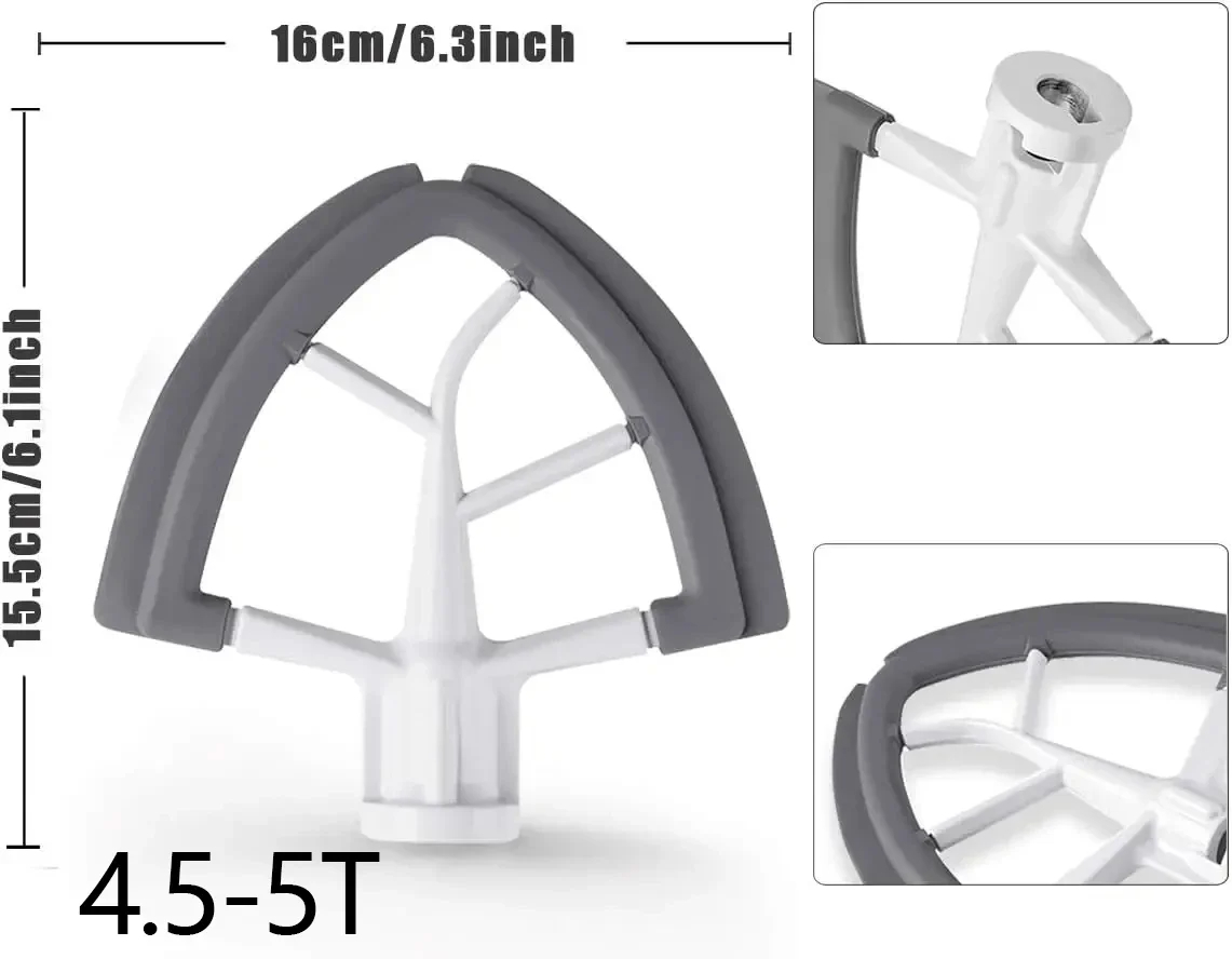 4.5-5 inch silicone accessorie – Kitchen Aid Baking Mixer recenzja i cena