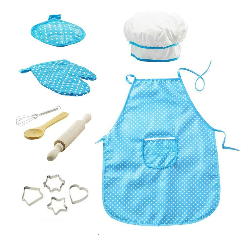 11pcs Kids Baking Apron Chef D – Baking Kitchen Set Up recenzja i cena