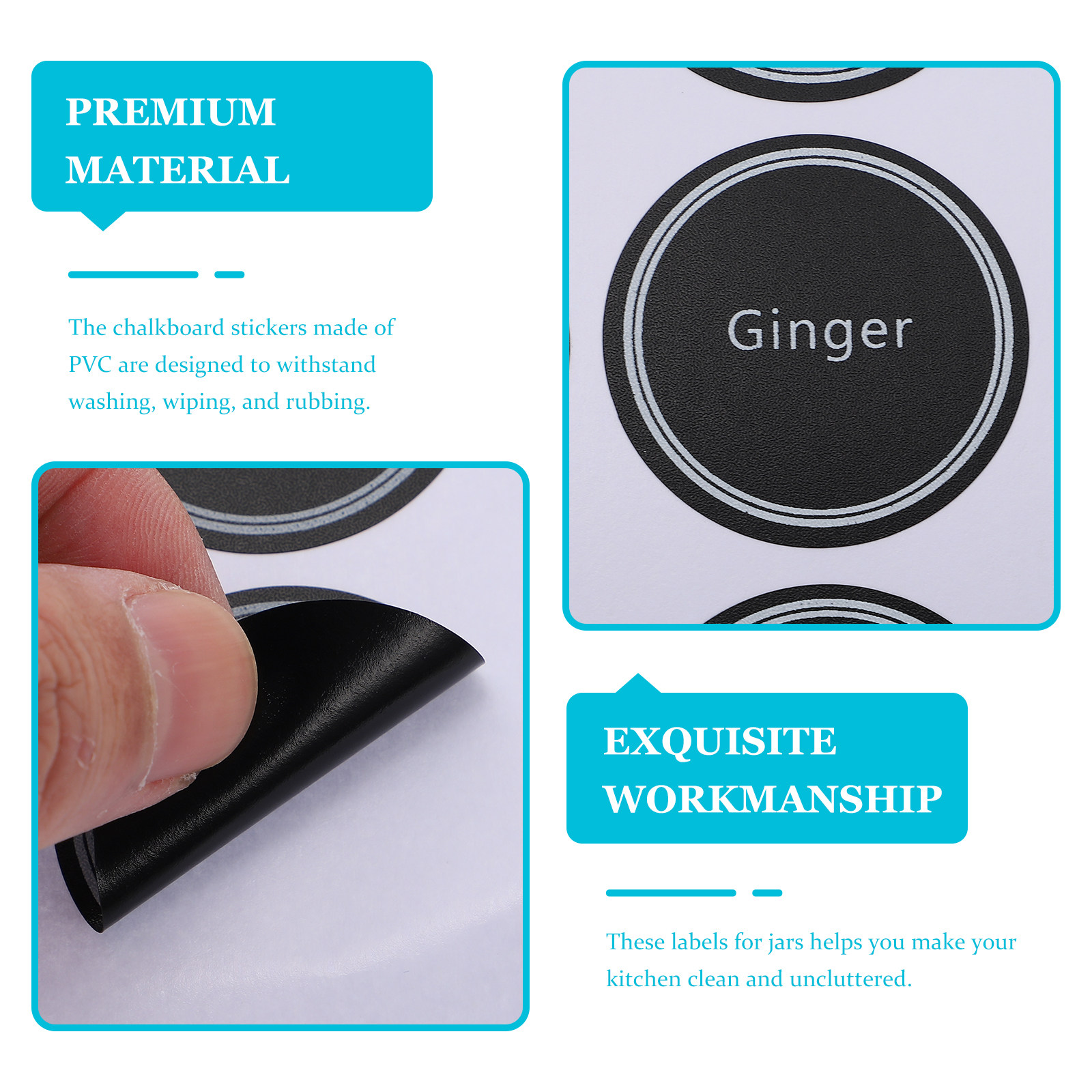 13 Sheets Reusable Chalkboard  – Kitchen.Baking Labels recenzja i cena