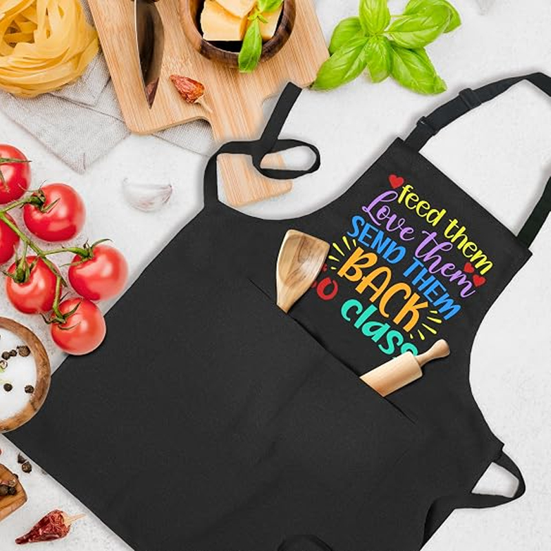 Funny Teacher Quote Black Apro – Kitchen Baking Quotes recenzja i cena