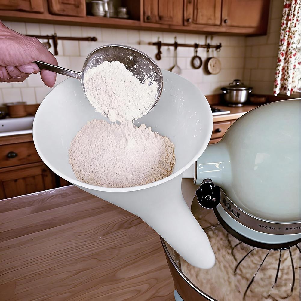 Spill Proof Flour Funnel for 5 – Kitchen Aid Baking Mixer recenzja i cena
