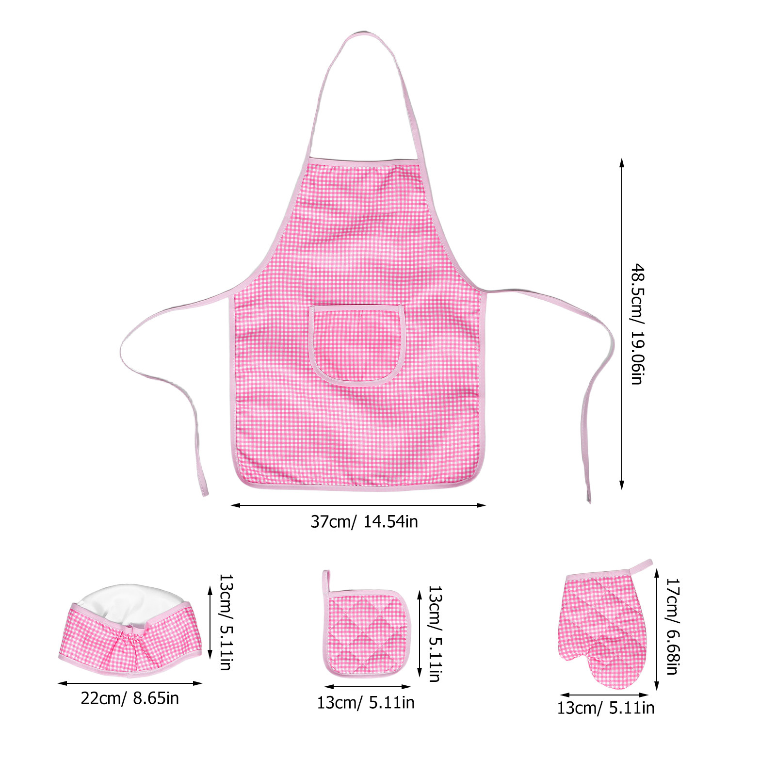 1Set Children Kitchen Apron Ad – Baking Kitchen Set Up recenzja i cena
