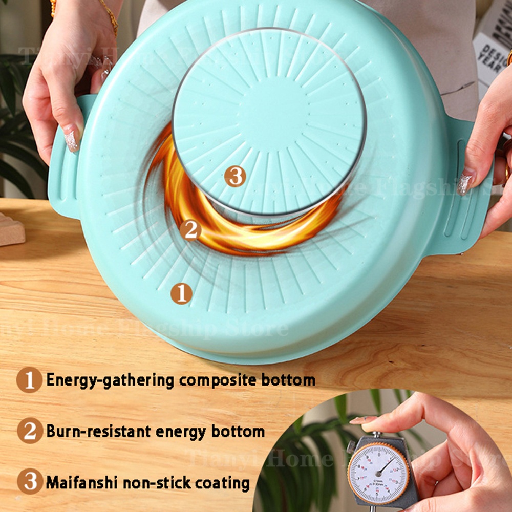 Grill Pan Round Non-Stick Barb – Kitchen Baking Tray Organiser recenzja i cena