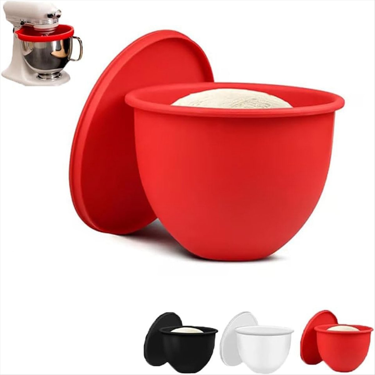 (A25M) 3pcs Silicone Liners fo – Kitchen Aid Baking Mixer recenzja i cena