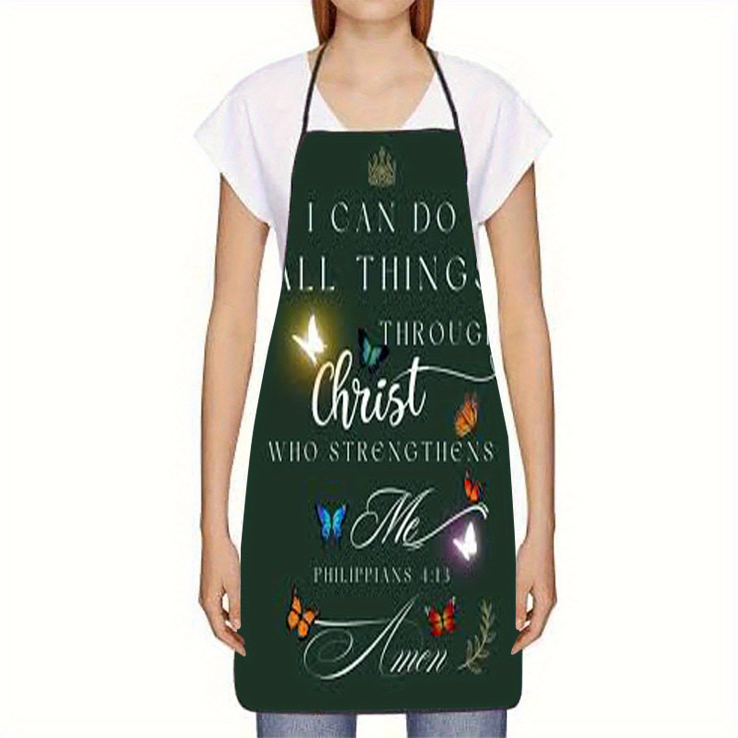 1pc Christian Apron with Phili – Kitchen Baking Quotes recenzja i cena