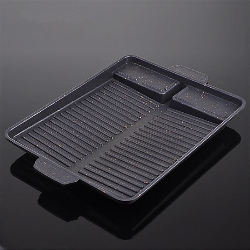 BBQ Grill Pan Plate 32 X 26cm  – Kitchen Baking Tray Organiser recenzja i cena