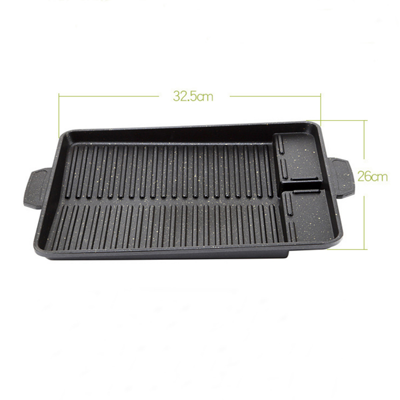 BBQ Grill Pan Plate 32 X 26cm  – Kitchen Baking Tray Organiser recenzja i cena