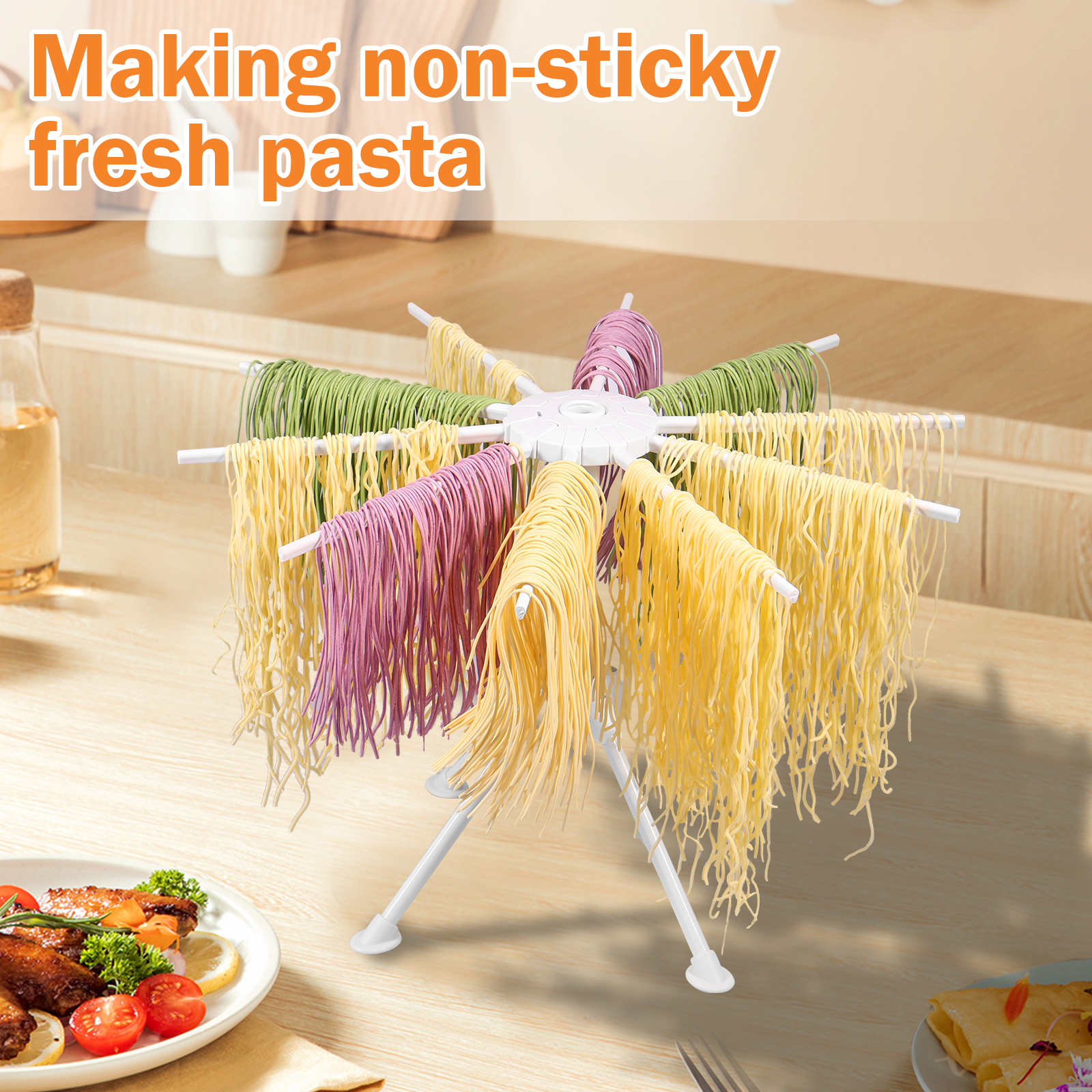 10 Rods Noodle Drying Stand Fo – Baking Kitchen Set Up recenzja i cena