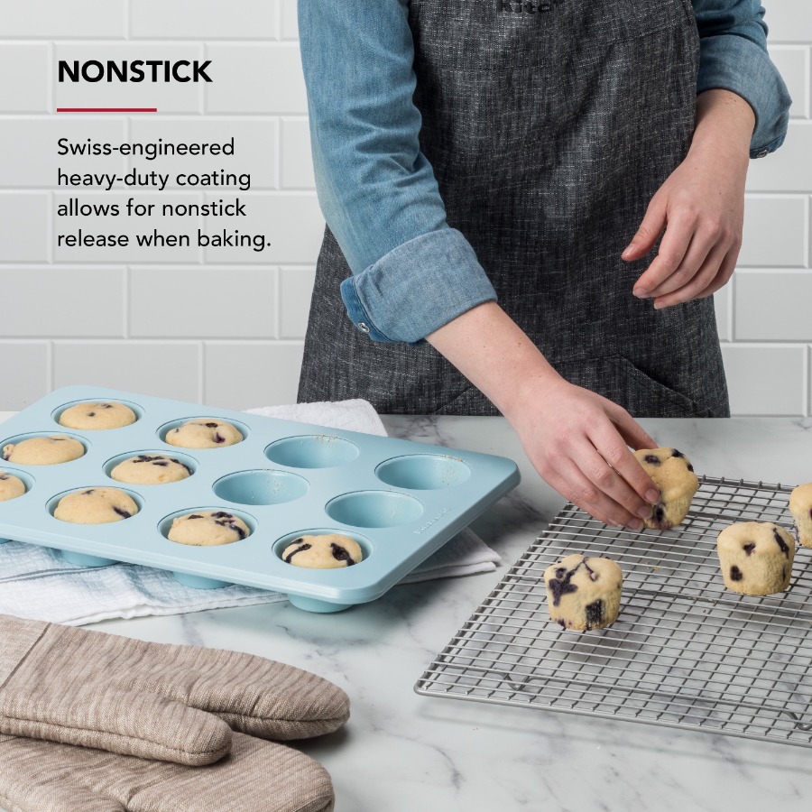 12-Cup Aluminized Steel Nonsti – Muffin Tin Nonstick recenzja i cena