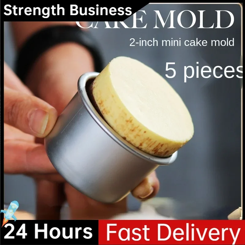 5PCS Mini Cake Mold Removable  – Muffin Tin Nonstick recenzja i cena