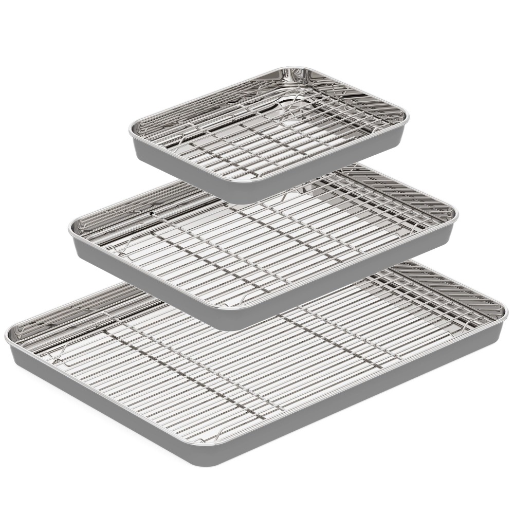 Stainless Steel Baking Sheet w – Cooling Rack Wire recenzja i cena