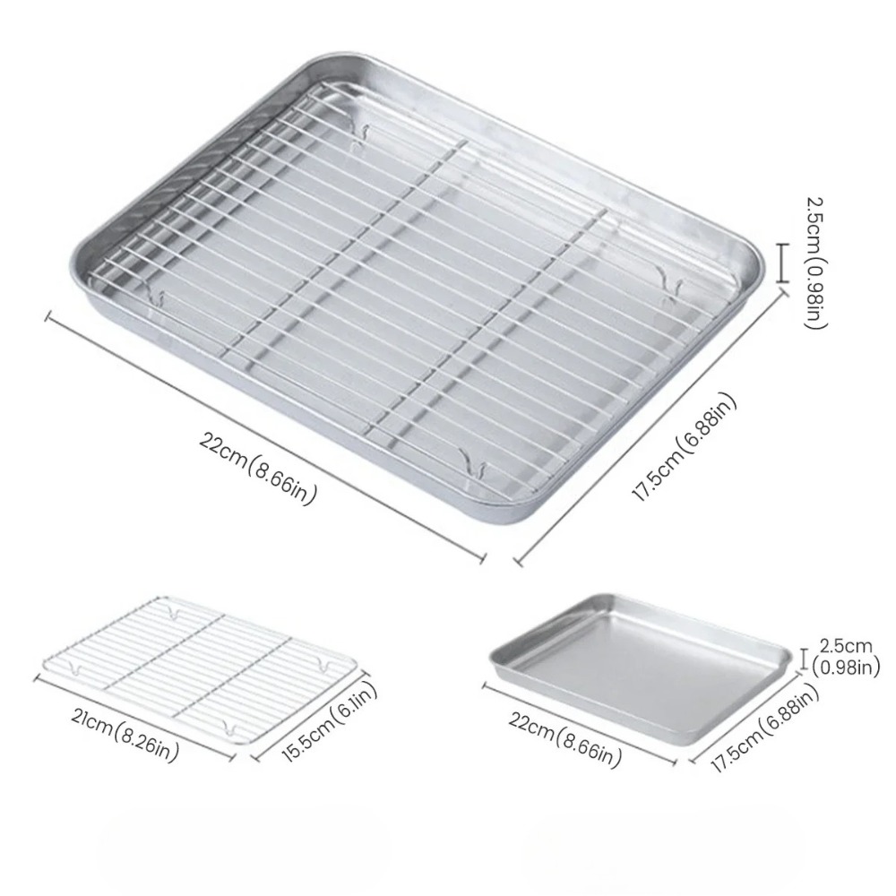 Stainless Steel Baking Sheet w – Cooling Rack Wire recenzja i cena