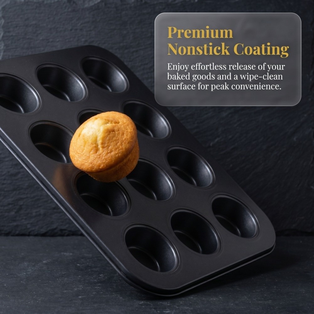 Carbon Steel Mini Muffin Pan 1 – Muffin Tin Nonstick recenzja i cena