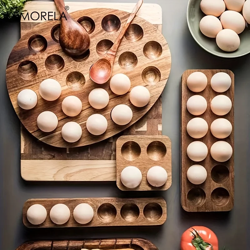 KEMORELA 1PCS Modern Wooden Eg – Kitchen Baking Tray Organiser recenzja i cena