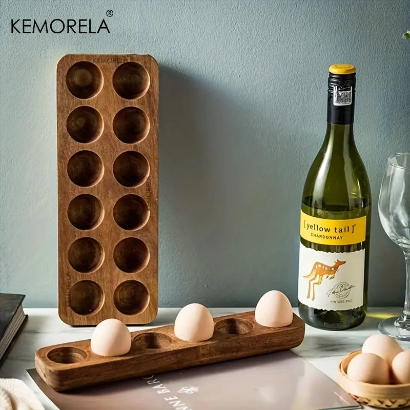KEMORELA 1PCS Modern Wooden Eg – Kitchen Baking Tray Organiser recenzja i cena