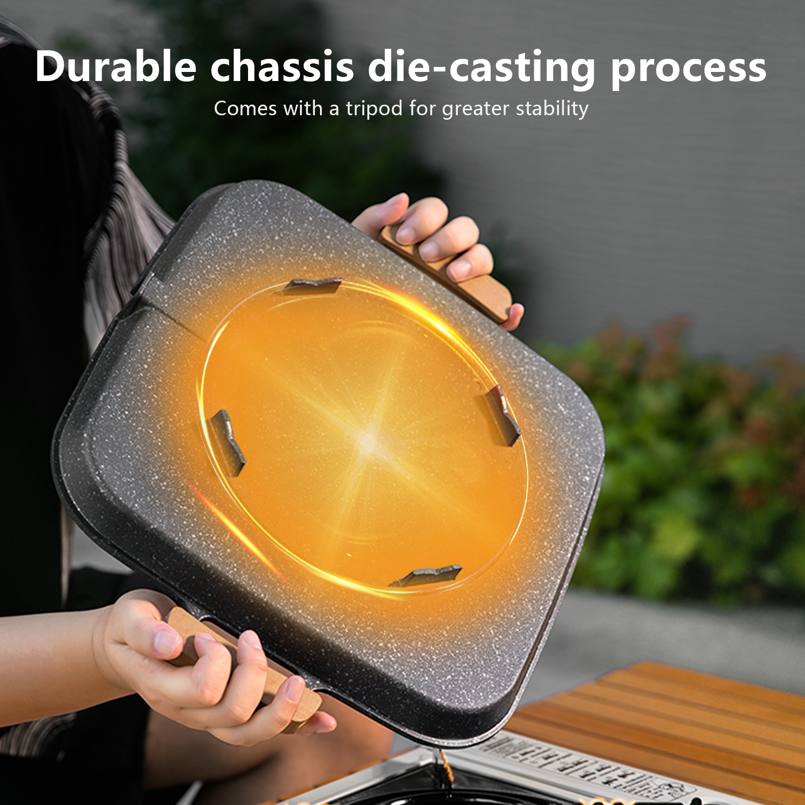 BISINNA Square BBQ Grill Pan N – Kitchen Baking Tray Organiser recenzja i cena