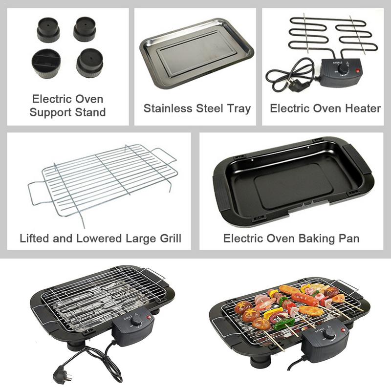 Household Smokeless Grill 2000 – Kitchen Baking Tray Organiser recenzja i cena
