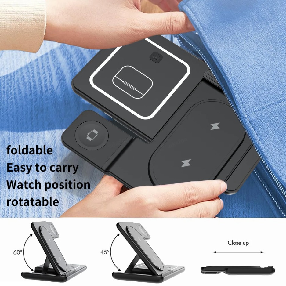 3 In 1 Foldable Wireless Charg – Cooling Rack Wire recenzja i cena