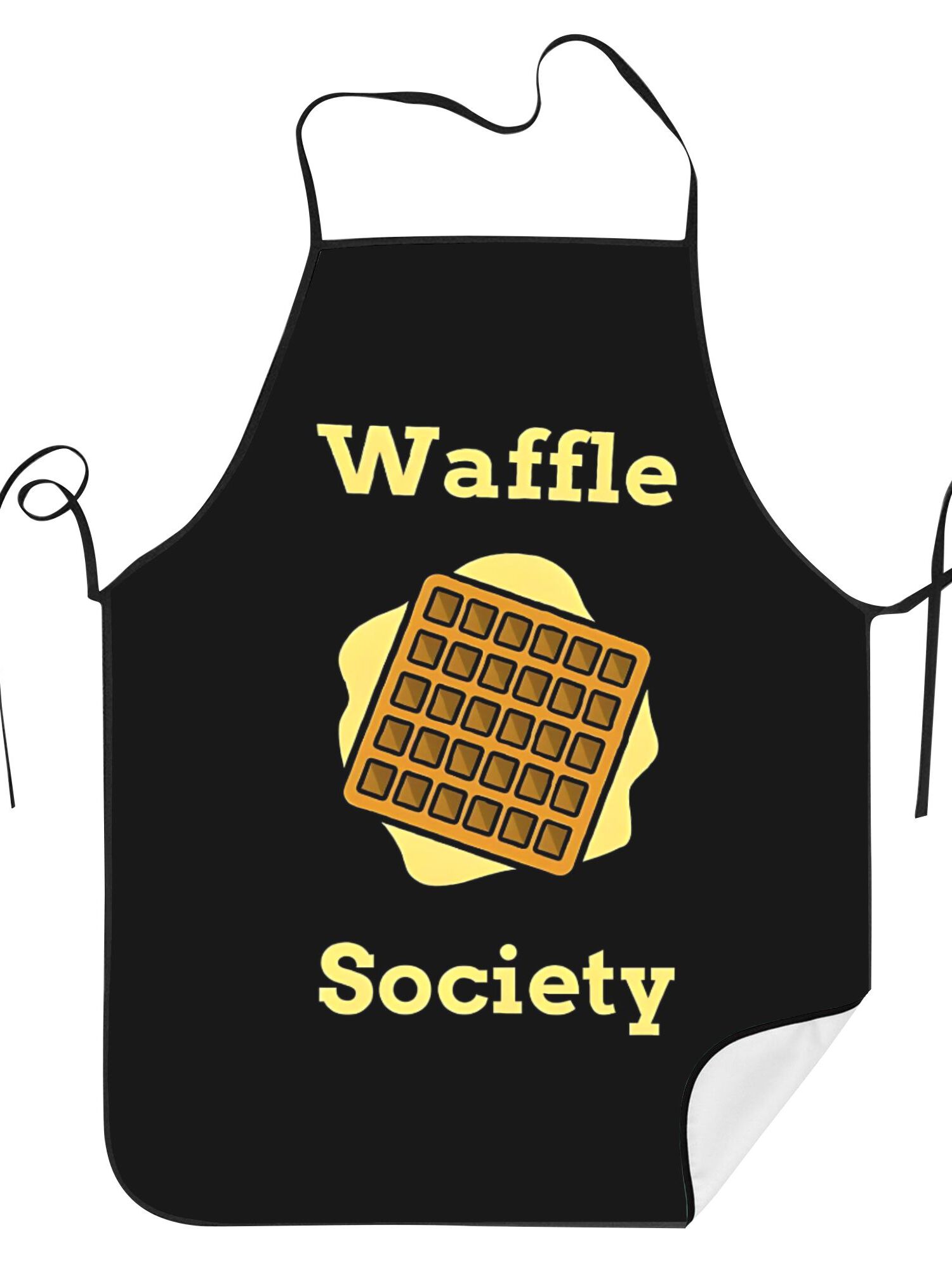Waffle Society Kitchen Apron - – Kitchen Baking Quotes recenzja i cena