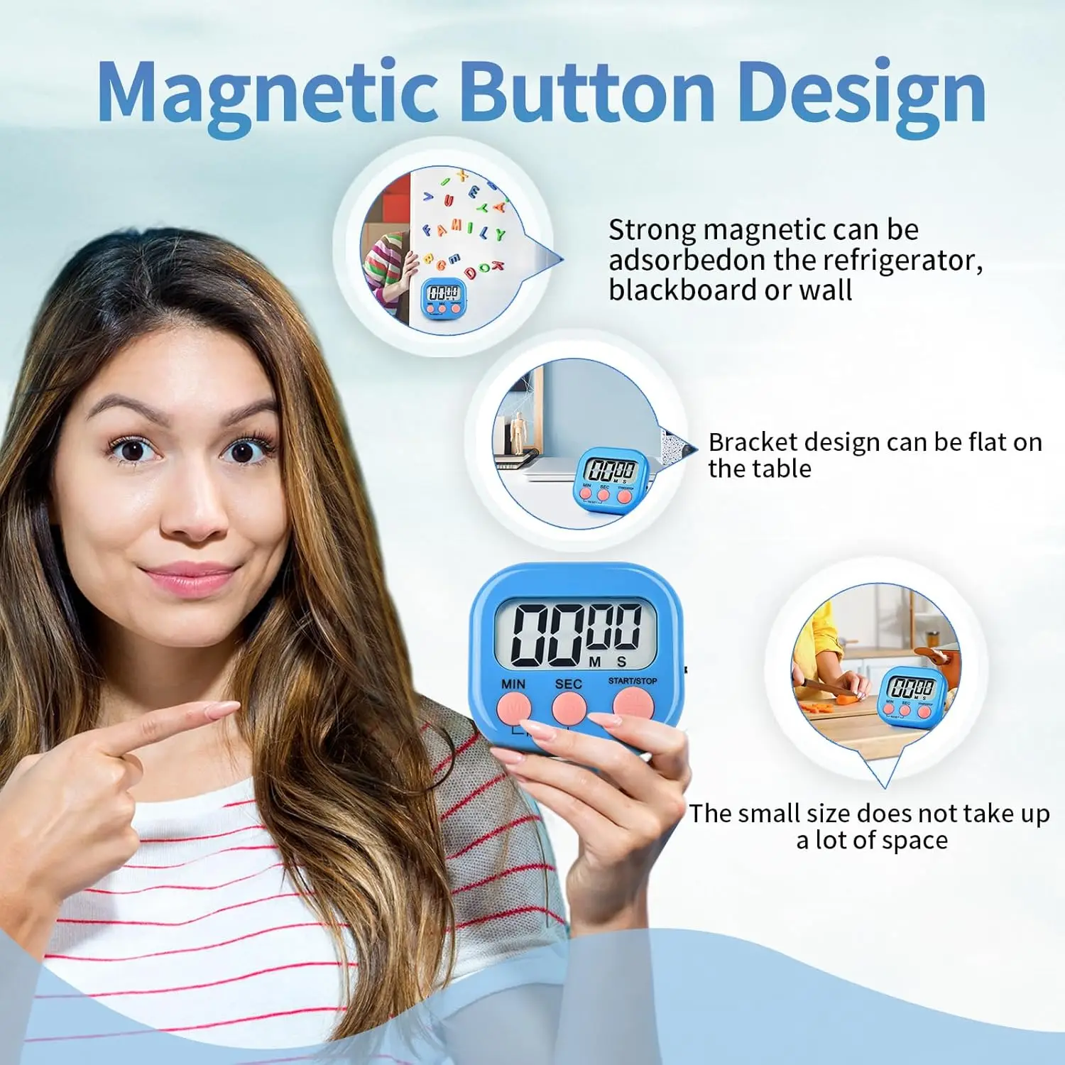 Magnetic Kitchen Timer Digital – Baking Kitchen Set Up recenzja i cena