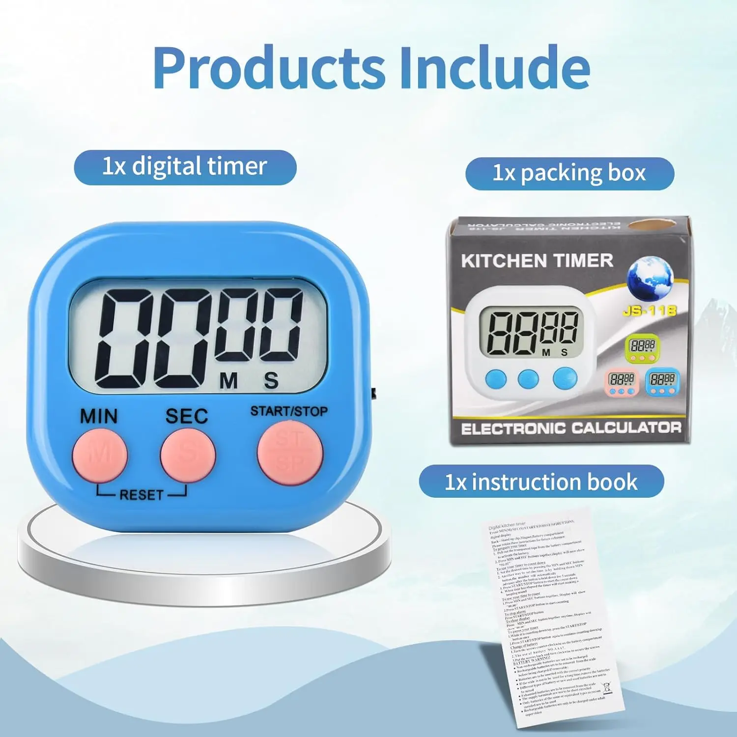 Magnetic Kitchen Timer Digital – Baking Kitchen Set Up recenzja i cena