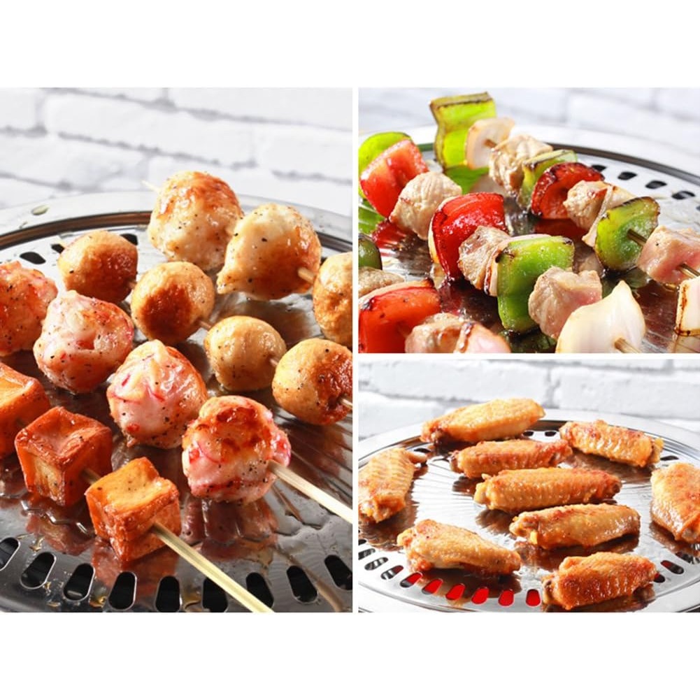 Korean BBQ Grill Pan Set with  – Kitchen Baking Tray Organiser recenzja i cena