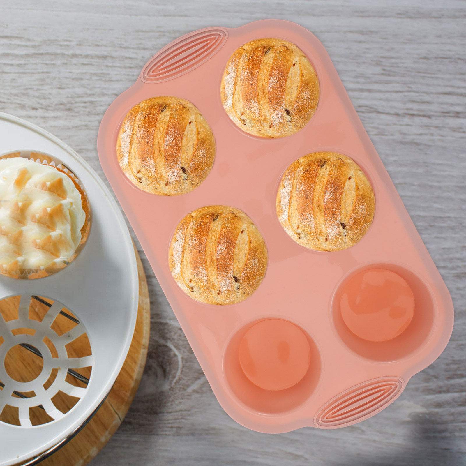 Silicone Muffin Tin 6-Cup Nons – Muffin Tin Nonstick recenzja i cena