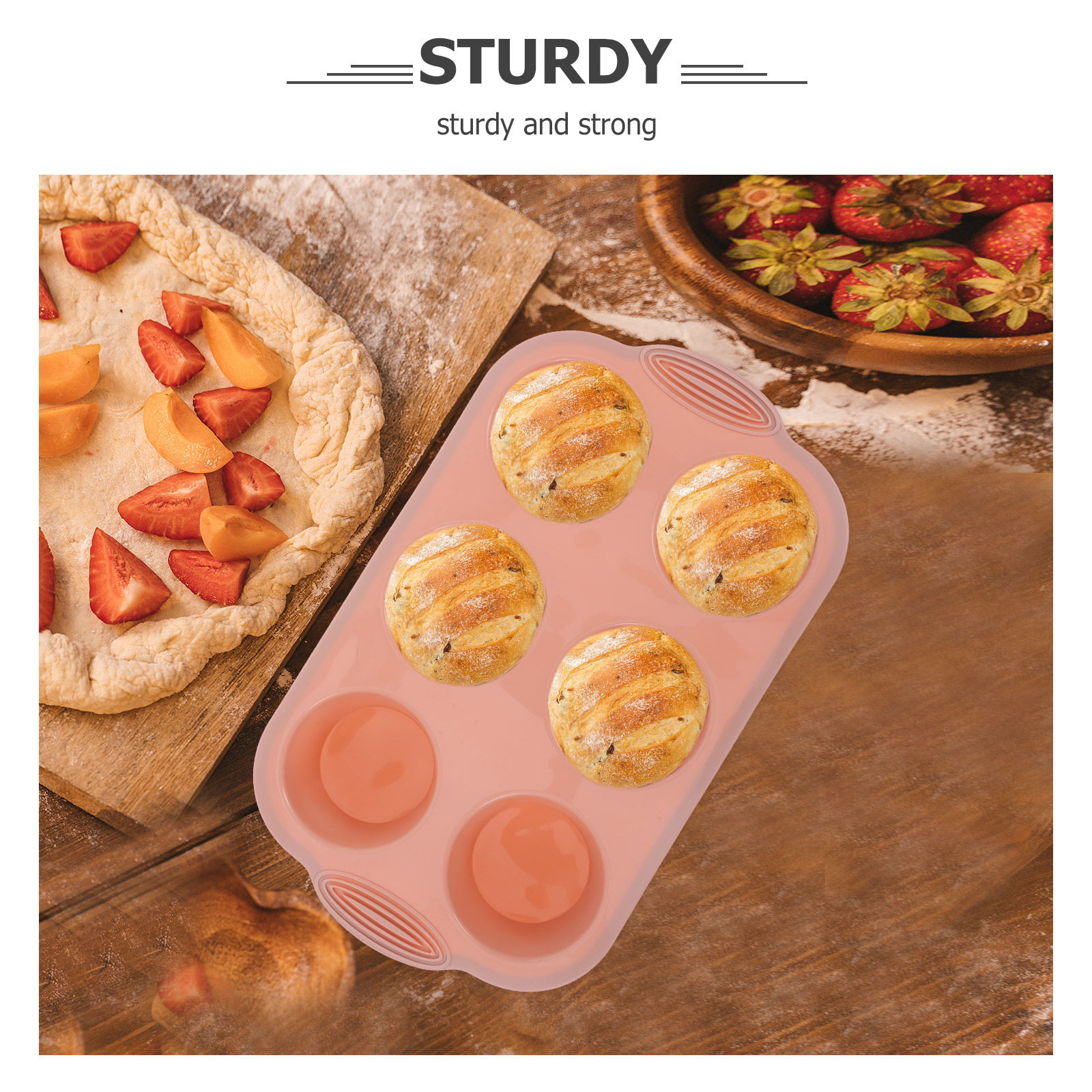 Silicone Muffin Tin 6-Cup Nons – Muffin Tin Nonstick recenzja i cena