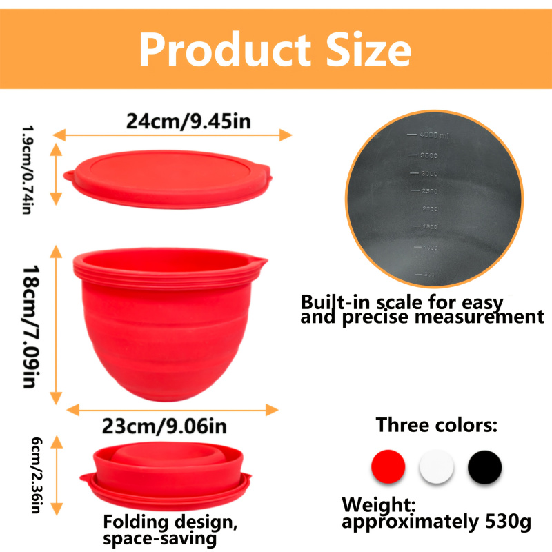 Foldable silicone bowl liner f – Baking Kitchen Set Up recenzja i cena